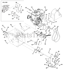 Ariens 921020 - Ariens Deluxe 30" Snow Blower, Subaru (SN: 000101 & Above)