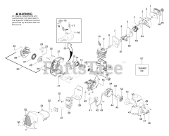 Husqvarna 125 E - Husqvarna Handheld Edger (2006-01) Engine, Fuel Tank &amp; Ignition