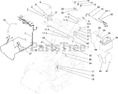 Toro 22333 (TX 525) - Toro Dingo Compact Utility Loader (SN: 270000401 - 270999999) (2007) Electrical System Assembly