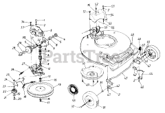Central Park 121-118R046 - Central Park Walk-Behind Mower (1991) (Central Hardware) Parts