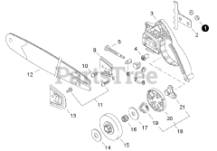 Echo CS-4200 ES - Echo Chainsaw (SN: 36001001 - 36999999)