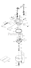 Tecumseh TEC-640058 - Tecumseh Carburetor