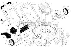 Poulan Pro XT 550Y22SP (961220027-00) - Poulan Pro XT Walk-Behind Mower (2010-01)