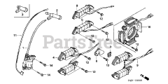 Honda GX160 U1 QXE8 (GCACK) - Honda Engine, Made in Japan (SN: GCACK-1000001 - GCACK-9999999) IGNITION COIL