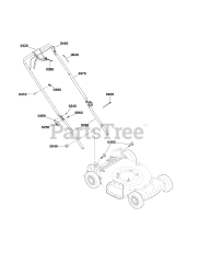 Snapper SP 90 (1696852-00) (12DVC3B7707) - Snapper 21" Walk-Behind Mower, RWD Variable, 775 Series Briggs