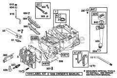 Briggs & Stratton 12T802-0857-01 - Briggs & Stratton Vertical Engine Cylinder, Head, Oil Fill