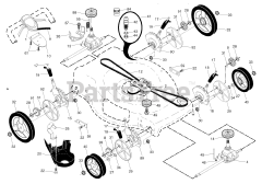 Husqvarna HU 800 AWD H (961450021-00) - Husqvarna Walk-Behind Mower (2014-11) DRIVE