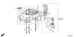 Honda HRR216 K6 VXAA (MZCG) - Honda 21" Walk-Behind Mower, Made in USA (SN: MZCG-8000001 - MZCG-8199999) FAN COVER