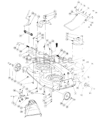 Cub Cadet 2135 (13A-214F100) - Cub Cadet Garden Tractor (SN: 326006 & Above) 38-inch Deck Assembly Serial No. 359001 And Above