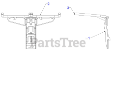 Cub Cadet 19A70052 (19A70052OEM) - Cub Cadet 34" Twin Rear Bagger (2017) Bag Support