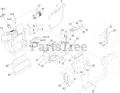Toro 74312 (8000) - Toro 48" Z Master Zero-Turn Mower (SN: 400000000 - 402079999) Fuel Tank Assembly