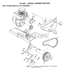 Weed Eater WE F500 C - Weed Eater Tiller (1996)