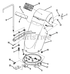 Snapper 3200 (85813) - Snapper 20" Snow Thrower, 3hp Discharge Parts