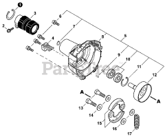 Echo SHC-266 - Echo Shaft Hedge Trimmer (SN: T44113001001 - T44113999999) Fan Case S/N T44113001142 - T44113999999