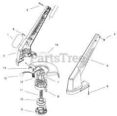 Toro 51259 - Toro 25cm String Trimmer, Electric, Canada (SN: 079000001 - 079999999) (1997)