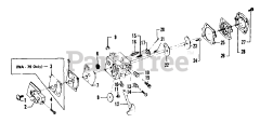 Weed Eater 1500 - Weed Eater String Trimmer Carburetor Assembly PN 35183 &amp; 35148
