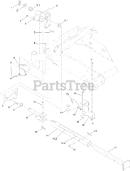 Toro 74909 TE (6000) - Toro 132cm Z Master Zero-Turn Mower, Side-Discharge Deck (SN: 316000001 - 316999999) (2016) Z STAND ASSEMBLY