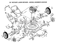 Electrolux/AYP 4232 A29 - Electrolux/AYP Walk-Behind Mower (1992)