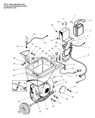 Simplicity 6/14 E (1692902) - Simplicity Chipper Shredder, 6hp Housing &amp; Electrical Group