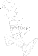 Toro 38741 (721 R) - Toro 21" Power Clear Snow Thrower (SN: 316000001 - 316999999) (2016) Chute Control Assembly