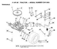 Electrolux/AYP CH 1136 A - Electrolux/AYP Lawn Tractor