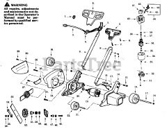 Paramount 975-01 - Paramount Edger, Electric EDGER ASSEMBLY