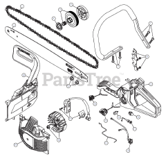 Craftsman 316.380180 (41BY429S799) - Craftsman Chainsaw (Sears) General Assembly