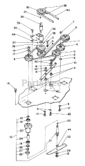 Toro E5-42XR02 - Toro 42" Rear-Discharge Mower Deck (SN: 010000001 - 019999999) (1991)