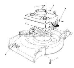 Toro 16576 - Toro Walk-Behind Mower (SN: 000000001 - 000999999) (1990) Engine Assembly