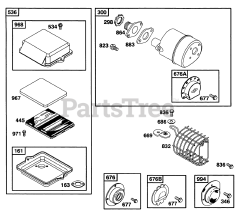 Briggs & Stratton 93212-0030-01 - Briggs & Stratton Horizontal Engine