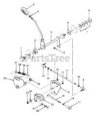Cub Cadet 1541 (141-651-100) - Cub Cadet Garden Tractor (SN: 800000 - 816508) Transmission Controls