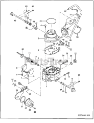 Subaru Robin RGV12K36030 - Subaru Robin Generator 600 Carburetor (Auto Choke)
