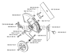 Husqvarna 322 E - Husqvarna Handheld Edger (2001-01) Blade/Guard
