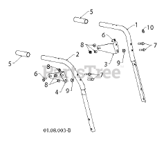 Poulan Pro 961980056-03 - Poulan Pro Snow Thrower (2013-07) HANDLE