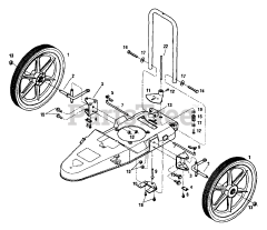 White Outdoor HWT-5E (25AE110-190) - White Outdoor Walk-Behind Trimmer (2000)