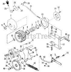Simplicity 3414 S (990979) - Simplicity Baron Lawn Tractor
