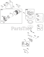Briggs & Stratton 386447-0469-B5 - Briggs & Stratton Horizontal Engine