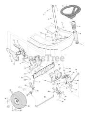 Murray 30577x8A - Murray 30" Rear-Engine Riding Mower (2000) Steering
