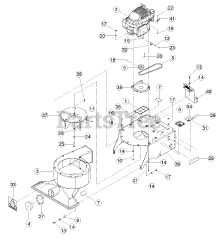 Bear Cat WV 190 S - Bear Cat Walk-Behind Vacuum, 190cc Briggs & Stratton (SN: E06542 - H07101)