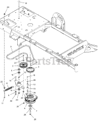 Gravely 988171 - Gravely Pro-Walk 36" Walk-Behind Mower, Kawasaki FS (SN: 000101 & Above)