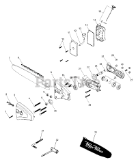 Echo PPF-2110 - Echo Pole Saw (Type 1E) (SN: 001001 - 506099)
