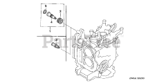 Honda BFP9.9 D5 LHA (BABJ) - Honda Outboard Engine, Made in Japan (SN: BABJ-1400001 - BABJ-1499999) WATER HOSE JOINT KIT