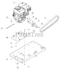Bear Cat CH 45390 - Bear Cat 4.5" Chipper, 390cc (SN: A03570 - A09560) Engine - CH45390