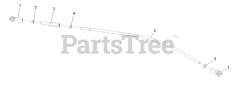 Exmark VTS651KA484 - Exmark 48" Vantage S-Series Stand-On Mower, Kawasaki FX651V (SN: 313000000 - 313999999) (2013) RH Tracking Control Linkage Assembly No. 116-4937