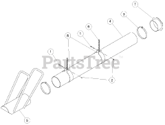 Bear Cat DL 8390 - Bear Cat 8" Debris Loader, 390cc Honda (SN: B00001 - C08625)