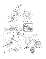 MTD 31AE6GFF795 - MTD Pro Snow Thrower (2007) Drive System