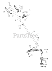 Murray M 2510 (41ADZ03C758) - Murray String Trimmer General Assembly