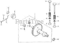 Honda EG1500 K4 A (G200) - Honda Generator, Made in Japan (SN: G200-1000107 - G200-9999999) CAMSHAFT