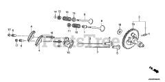 Honda GX270 UT QXU (GCAJT) - Honda Engine, Made in Thailand (SN: GCAJT-1000001 - GCAJT-9999999) CAMSHAFT