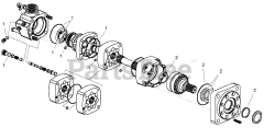 Toro 22474 - Toro High-Speed Trencher Head for Dingo Compact Utility Loader (SN: 290000001 - 290999999) (2009) Hydraulic Motor Assembly No. 104-5701